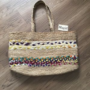 Magrid woven tote
